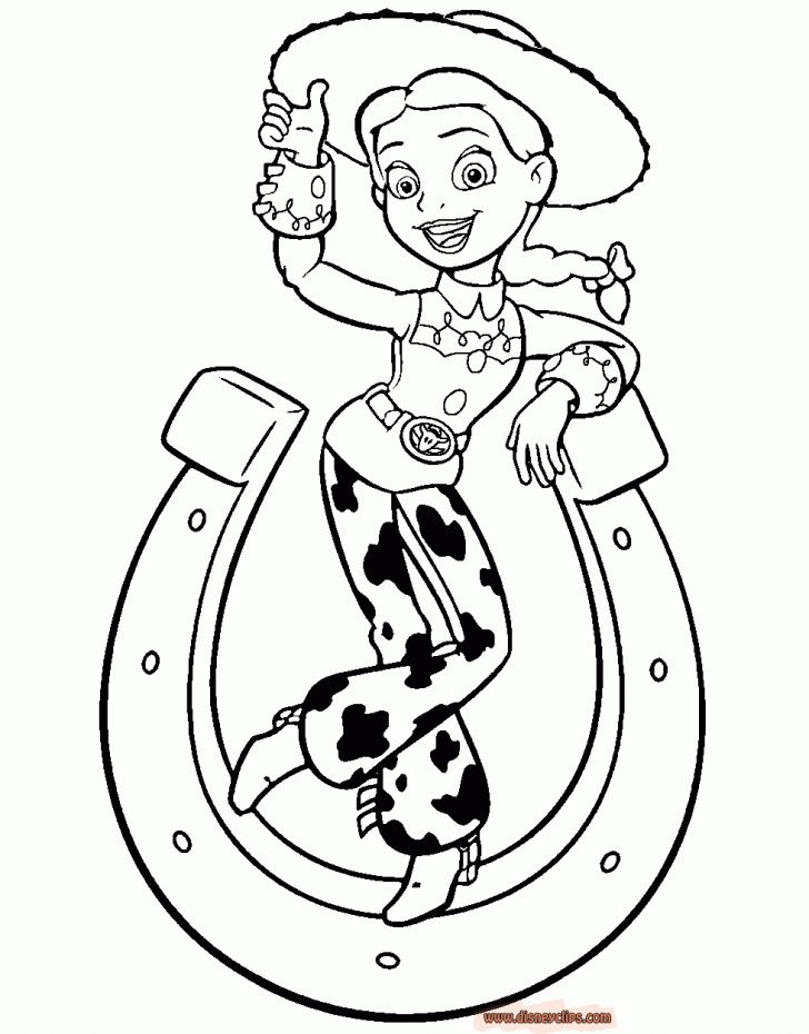 Free Printable Horseshoe Coloring Pages