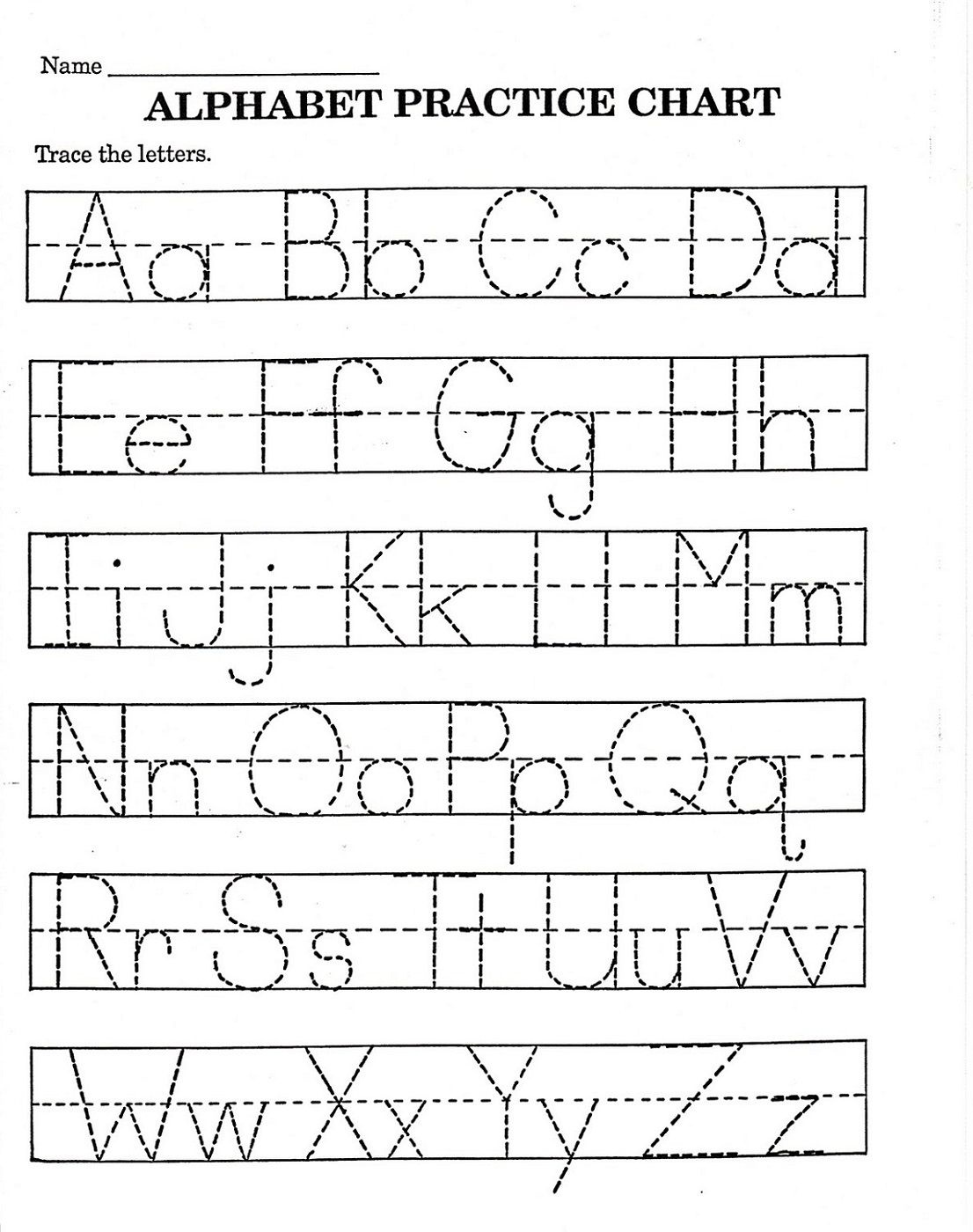 Trace Letter Worksheets Free | Reading And Phonics | Pre K Math - Preschool Writing Worksheets Free Printable