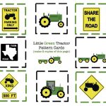 Tractor Printable ~ Cut, Craft And Use For Cupcake Toppers {*for A   Free Printable John Deere Food Labels