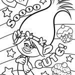 Trolls Coloring Pages | Kids | Cute Coloring Pages, Poppy Coloring   Free Printable Troll Coloring Pages
