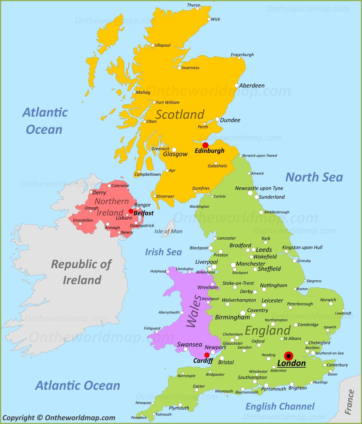 Uk Maps | Maps Of United Kingdom - Free Printable Map Of Uk And Ireland