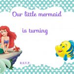 Updated! Free Printable Ariel The Little Mermaid Invitation Template   Free Little Mermaid Printable Invitations