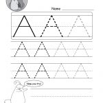 Uppercase Letter Tracing Worksheets (Free Printables)   Doozy Moo   Free Printable Name Tracing
