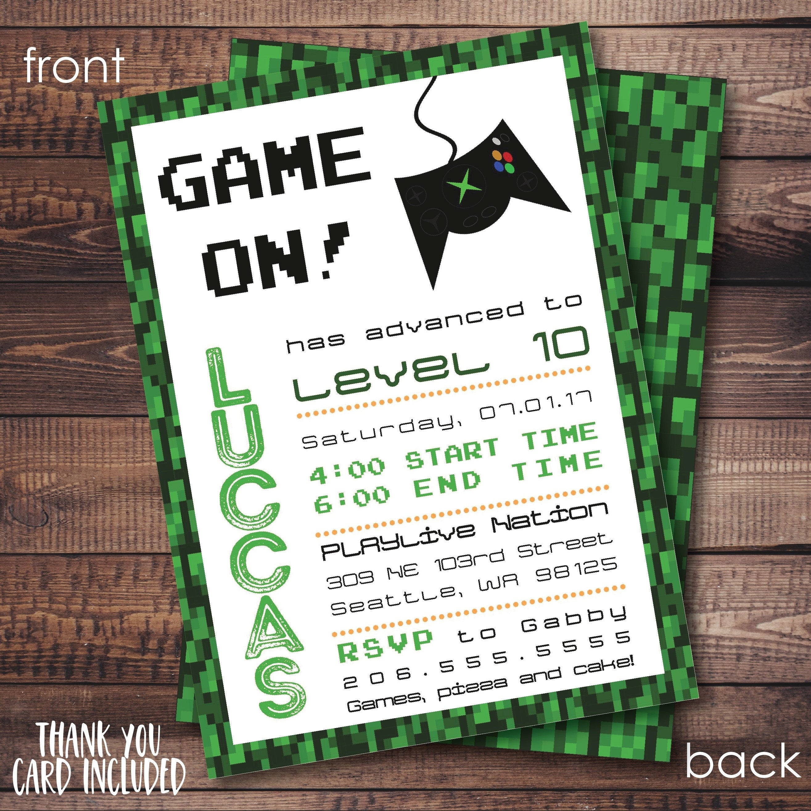 Free Printable Video Game Party Invitations Free Printable
