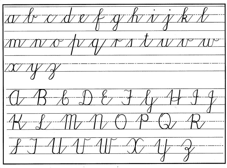 What Does A Cursive Z Look Like Free Printable Cursive Alphabet 
