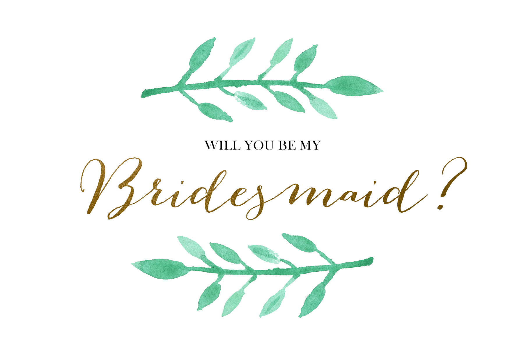 Will You Be My Bridesmaid Free Printable Free Printable