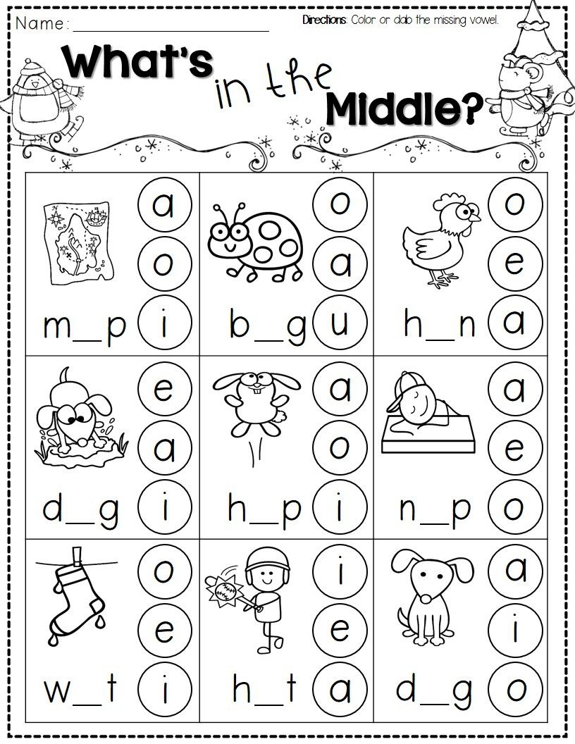 Winter Activities For Kindergarten Free | Kindergarten Literacy - Free Printable Activities