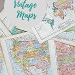 Wonderful Free Printable Vintage Maps To Download | Doe Het Zelf En   Free Printable Maps