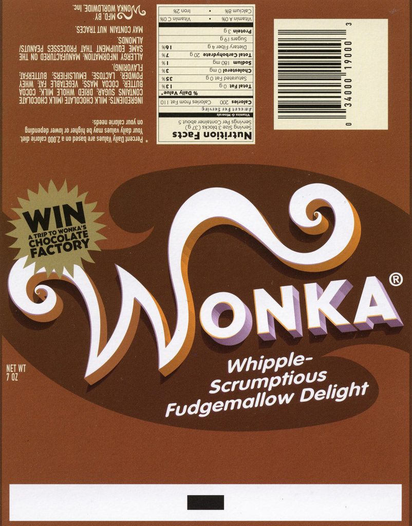 Wonka Wrapper Fudgejenggakun Willy Wonka Wonka Chocolate Free