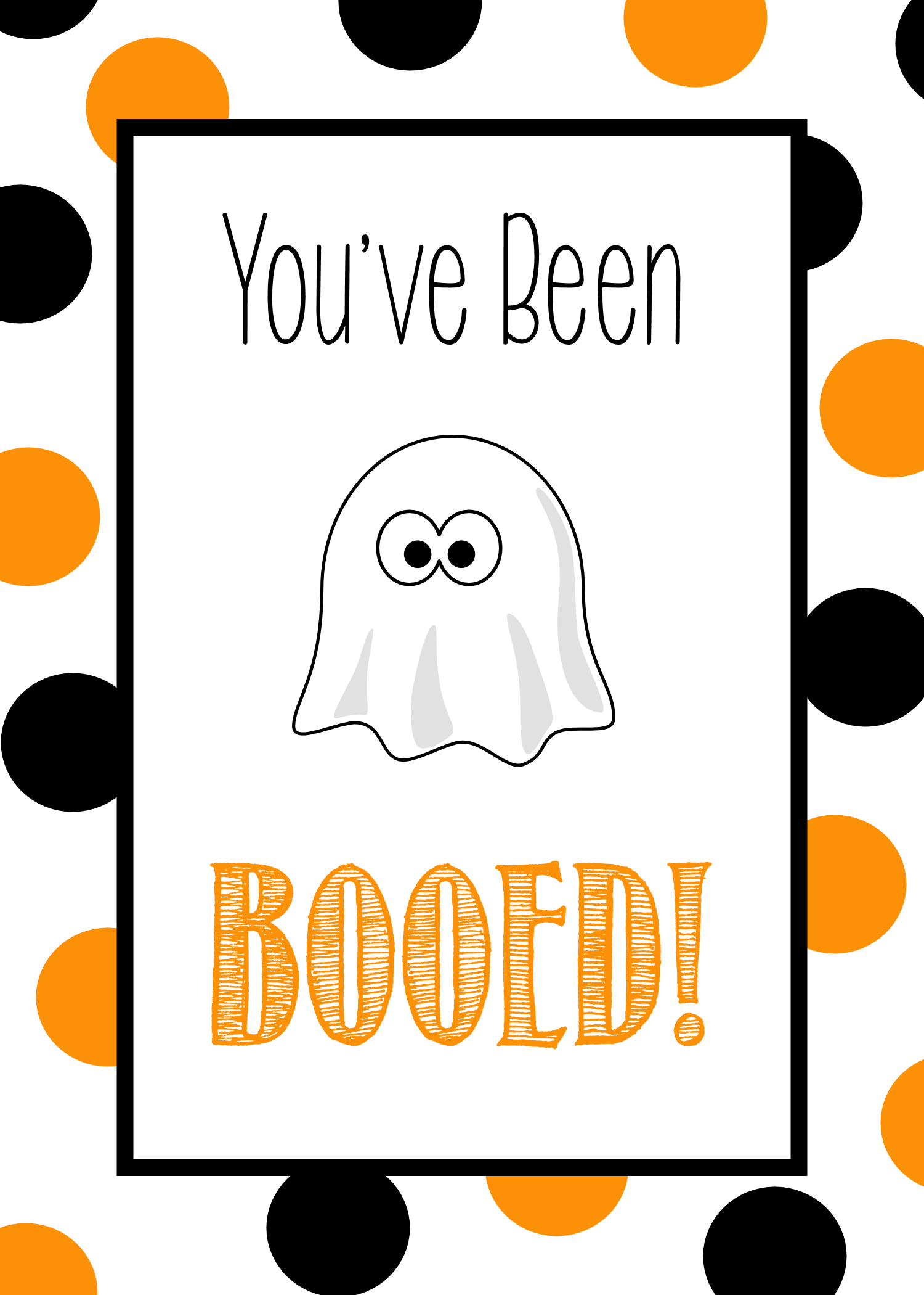 You&amp;#039;ve Been Booed - Cute Free Printable Tags &amp;amp; Halloween Gift Ideas - You Ve Been Booed Free Printable