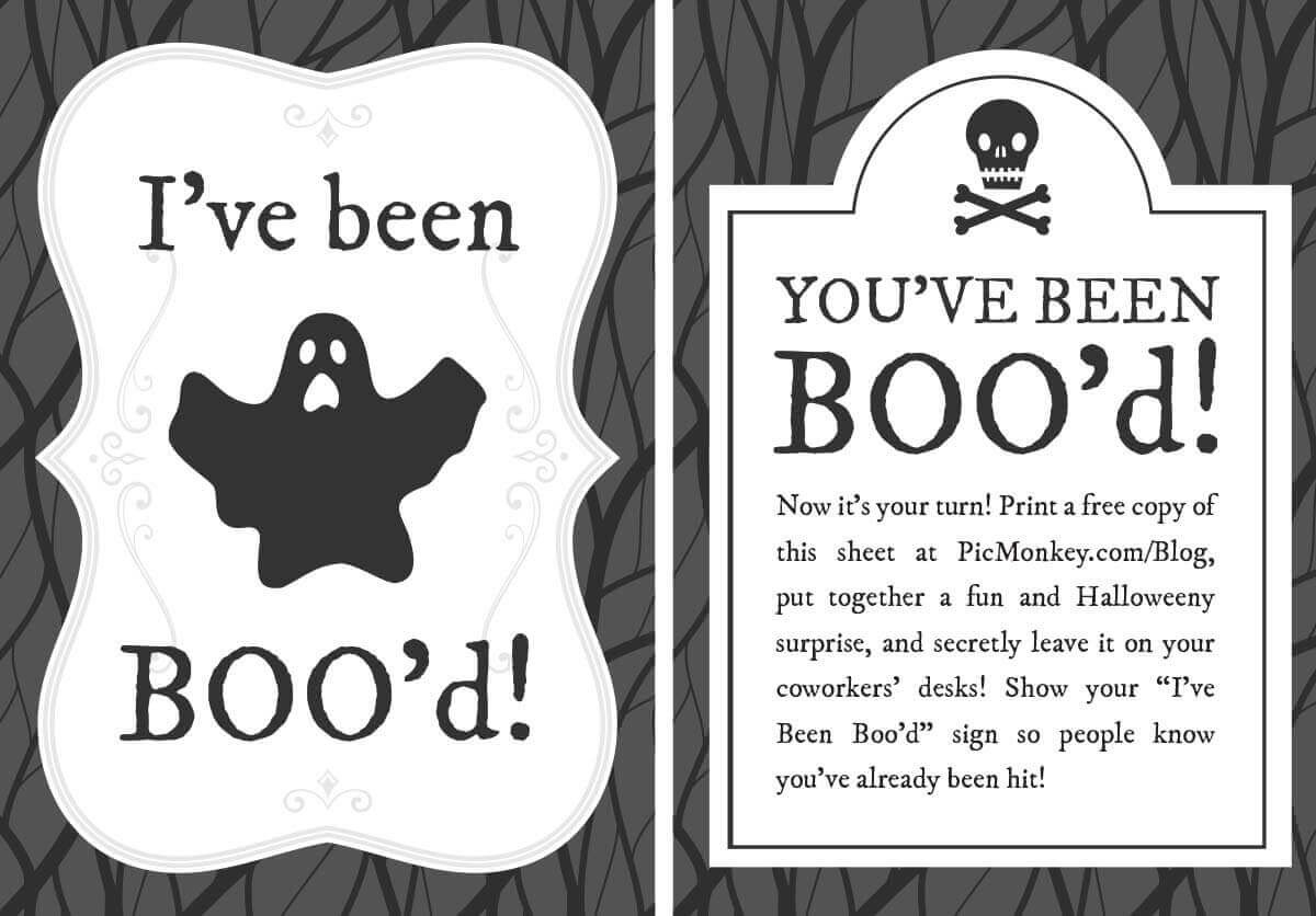 The Greater Number Of Information of You Ve Been Booed Free Printable.