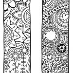 Zentangle Bookmark Printable From Spotgirl Hotcakes.blogspot   Free Printable Bookmarks To Color