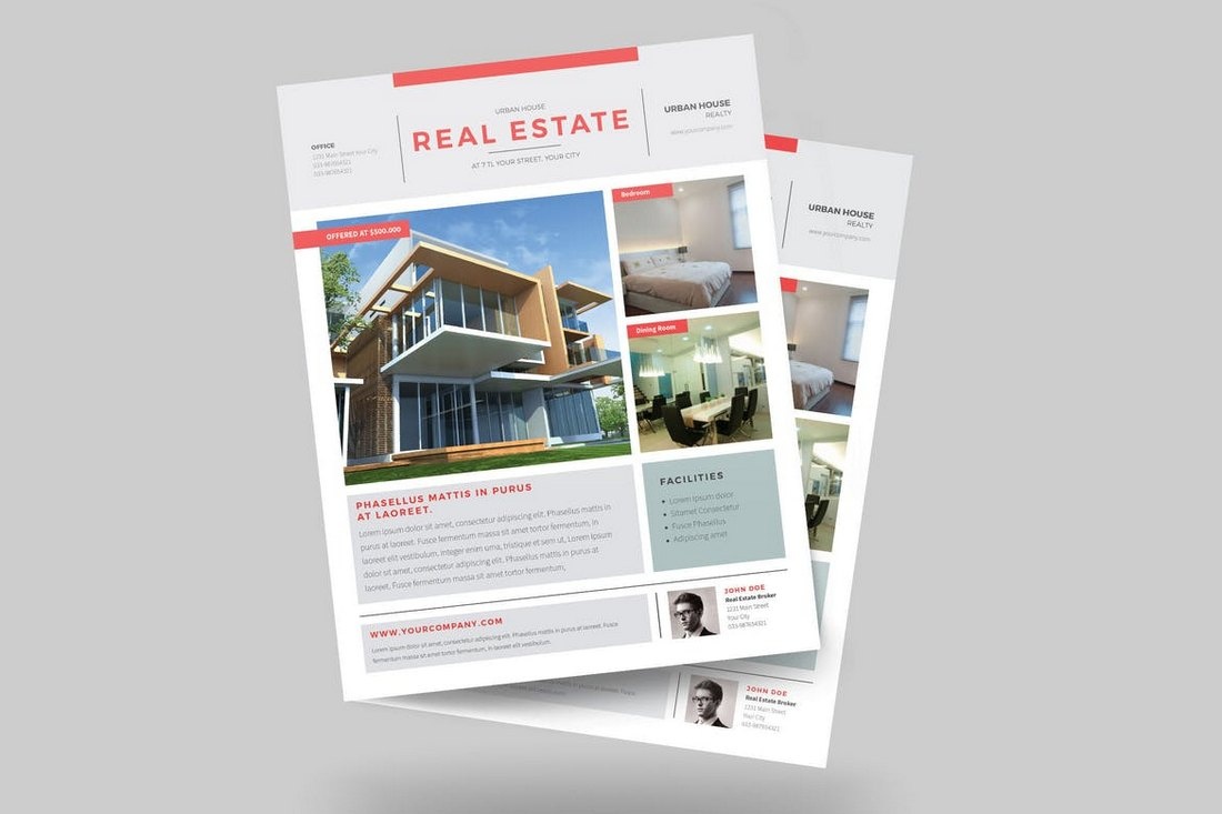 007 Urban Real Estate Flyer Template Incredible Ideas Property Free - Free Printable Real Estate Flyer Templates