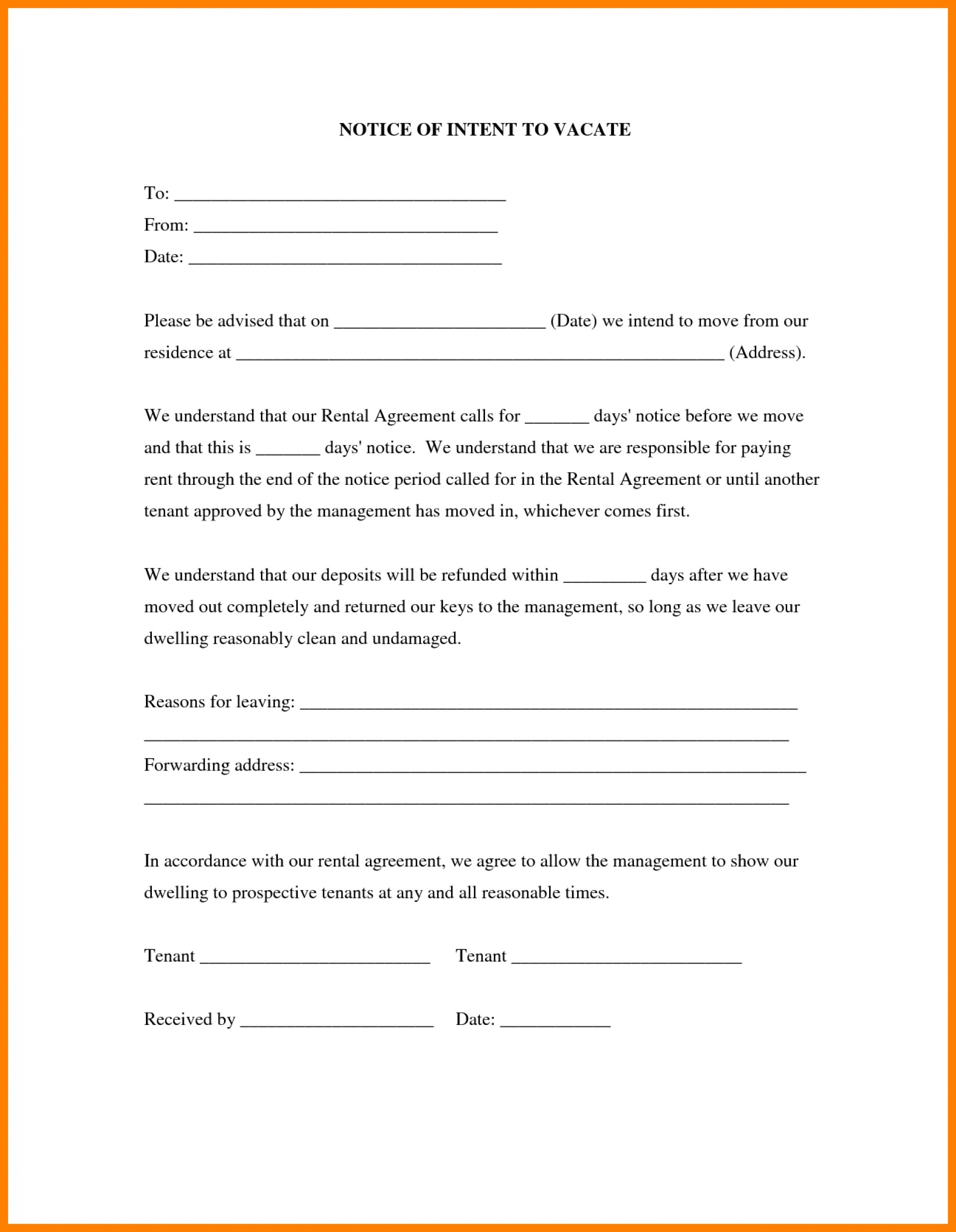 008 Free Printable Eviction Notice Forms Form Day To Vacate Sample - Free Printable Eviction Notice