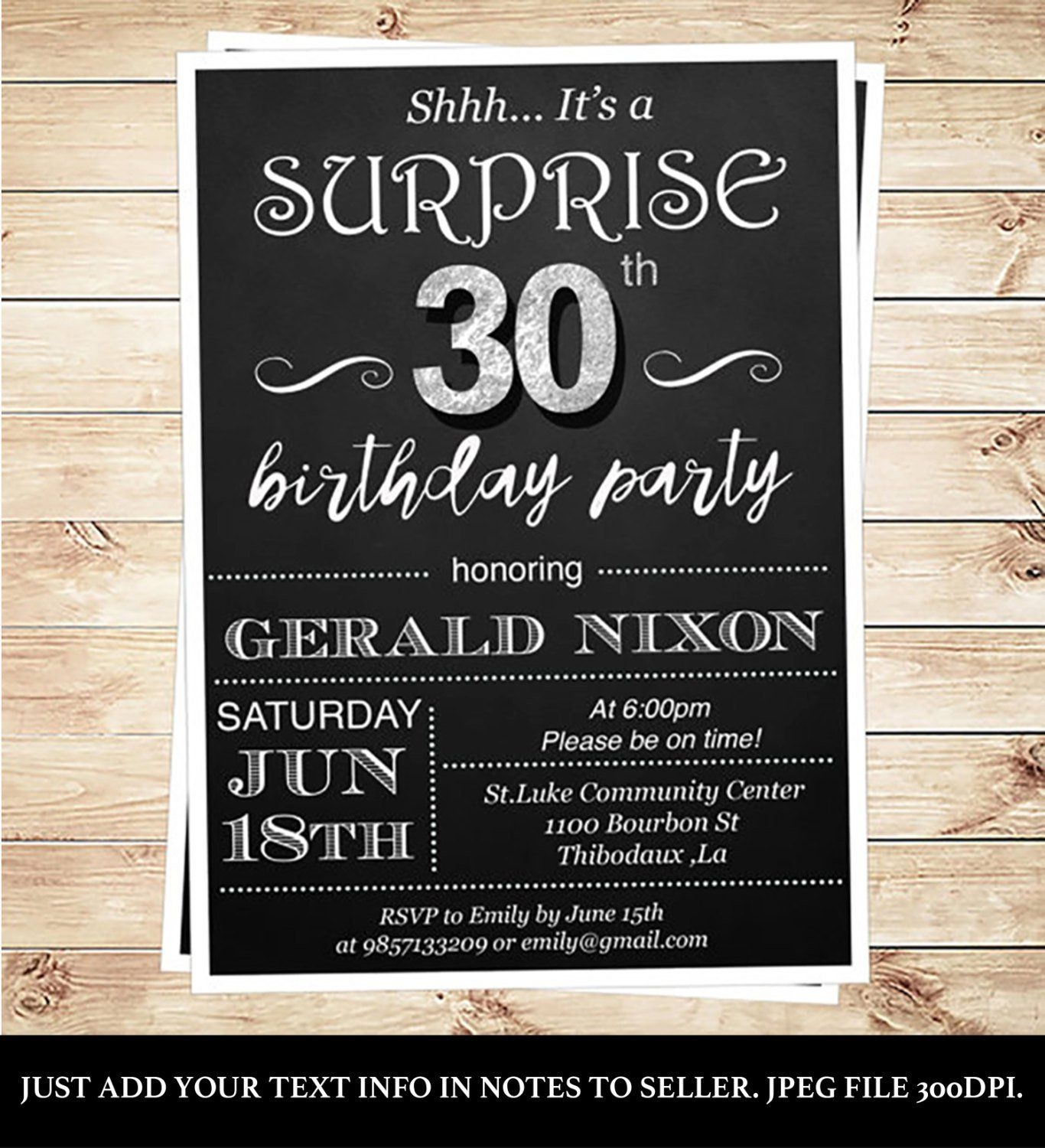 009 Template Ideas Surprise Party Invitation Singular Templates 70Th - Free Printable 70Th Birthday Party Invitations