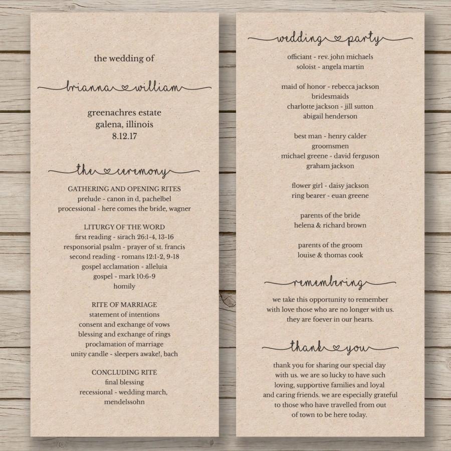 012 Microsoft Word Wedding Program Templates Template Ideas Free - Free Printable Wedding Program Templates Word