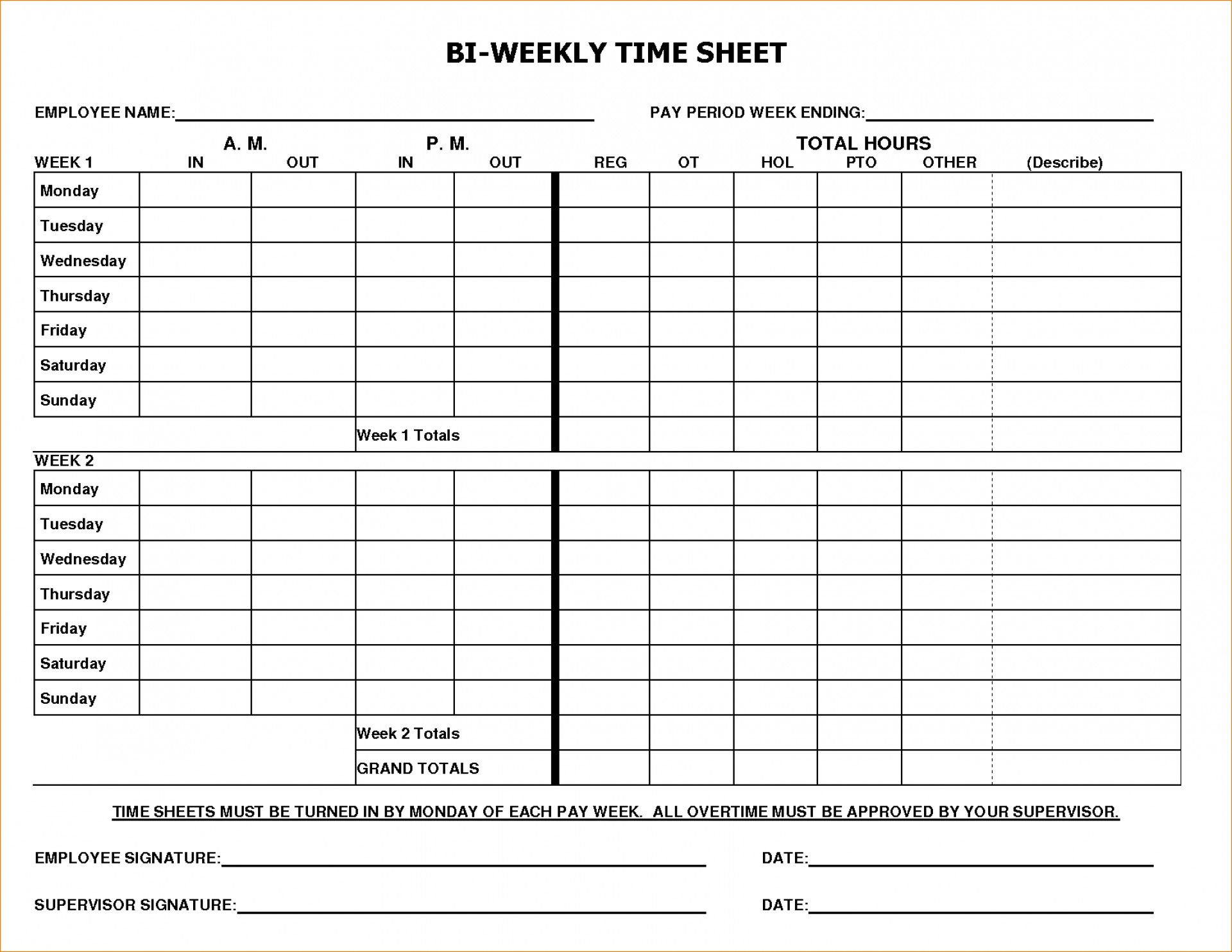 012 Timesheet Template Free Printable Of Best Time Sheets Templates - Free Printable Time Sheets Forms