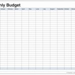 013 Printable Monthly Budget Template Free Best Of Blank Bud Pdf   Free Printable Budget Template Monthly