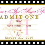 015 Template Ideas Event Ticket Free Download Concert Invitation   Free Printable Ticket Invitations