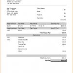 016 Blank Payroll Stub Printable Stubs Free Pay Template Downloads   Free Printable Check Stubs Download