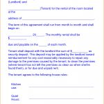 021 Free Printable Lease Agreement Template Ideasntal Forms Form   Free Printable Room Rental Agreement Forms