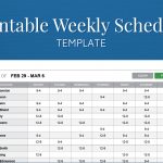 023 Free Printable Weekly Work Schedule Template For Employee   Free Printable Monthly Work Schedule Template