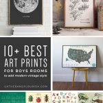 10+ Art Prints For Boys Rooms (Plus Free Printable!) | Orc Week 4   Free Printable Art Pictures