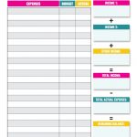 10 Budget Templates That Will Help You Stop Stressing About Money   Household Budget Template Free Printable