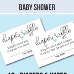 10+ Diaper Raffle Wording Ideas (Diaper Raffle Tickets Too) | Baby   Free Printable Baby Shower Diaper Raffle Tickets