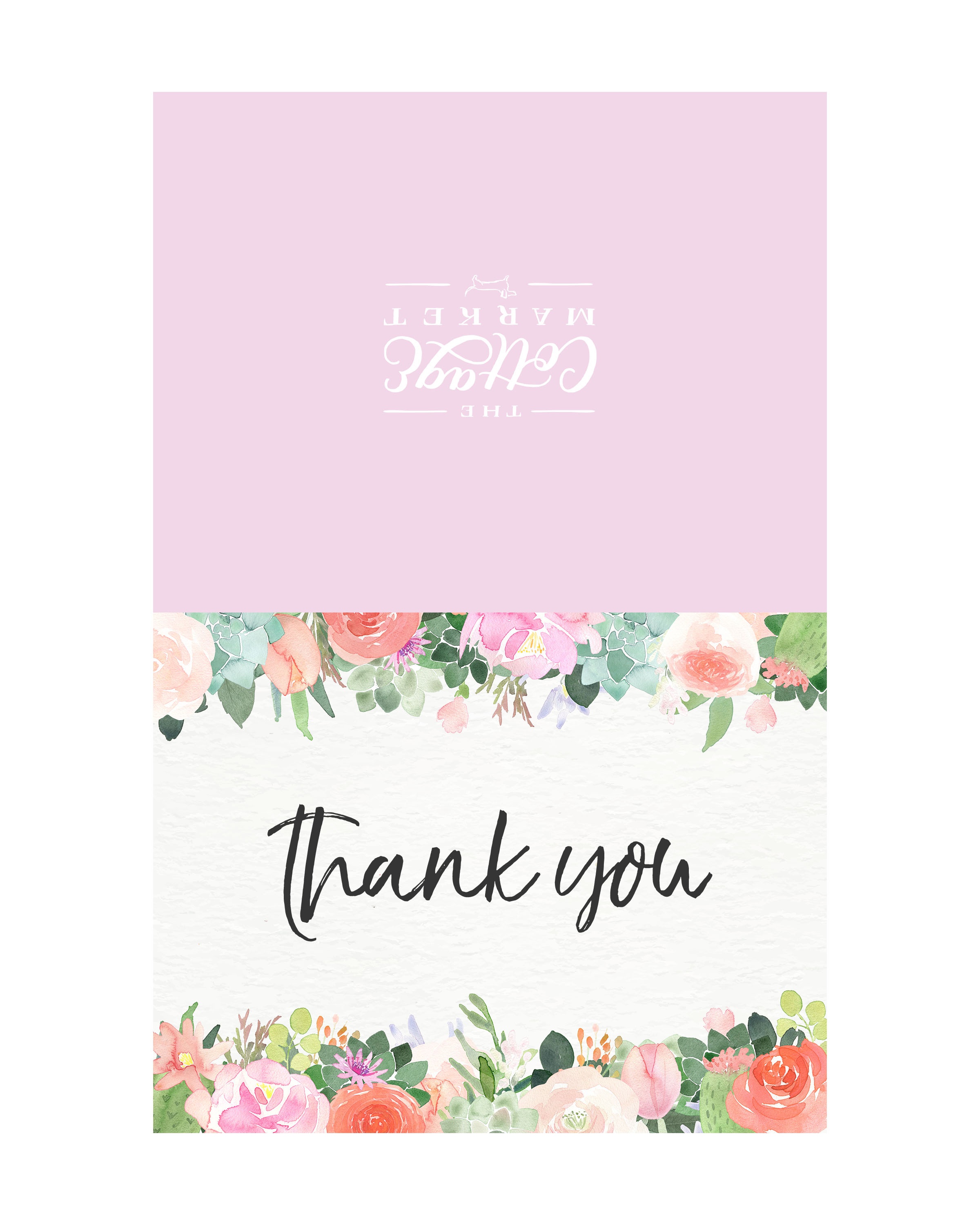 10 Free Printable Thank You Cards You Can&amp;#039;t Miss - The Cottage Market - Free Printable Thank You Cards