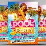 10+ Pool Party Flyer Designs | Design Trends   Premium Psd, Vector   Pool Party Flyers Free Printable
