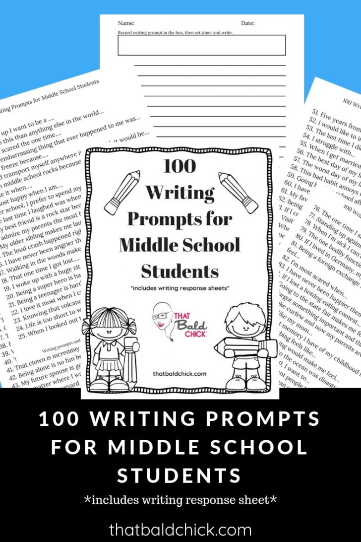 Free Printable Writing Prompts For Middle School