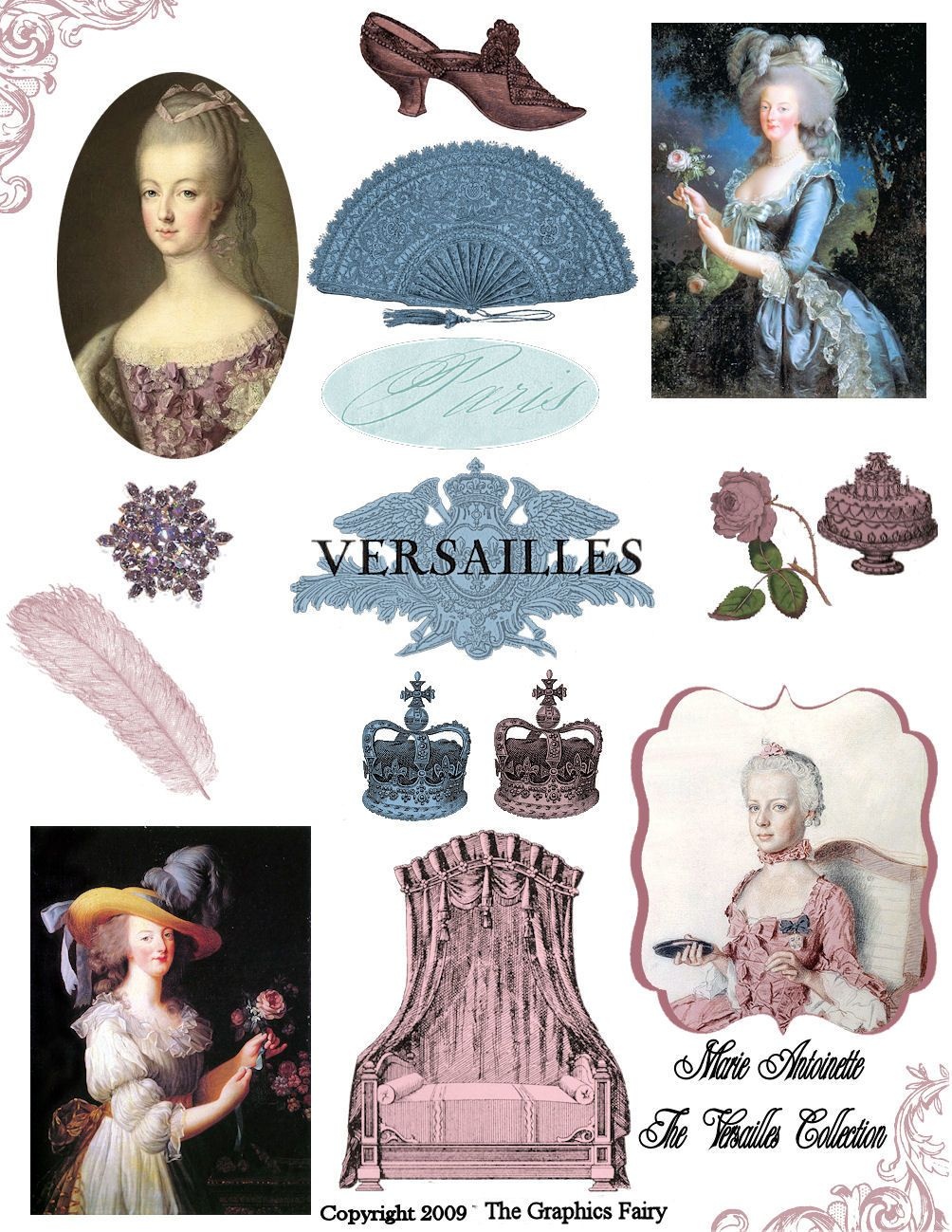 1000 Followers Celebration - Free Digital Collage Sheet | Clip Art - Free Printable Digital Collage Sheets