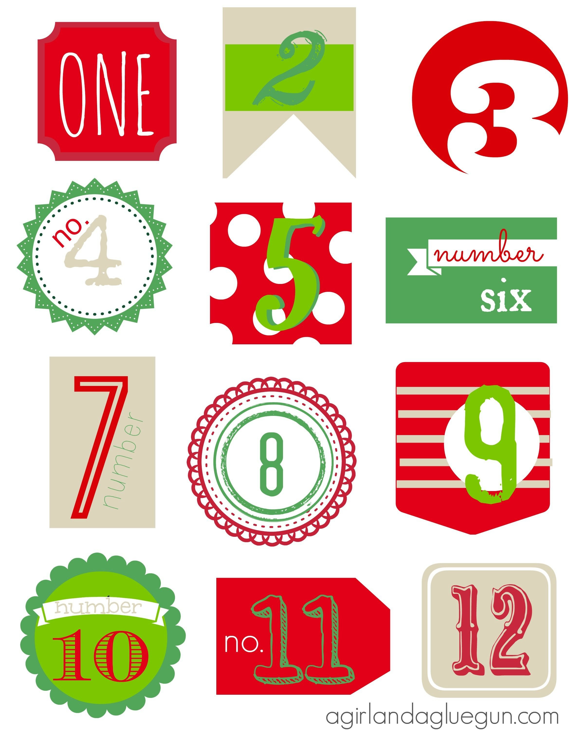 12 Days Of Christmas Free Printable | Tammy Beyer | Christmas - Free Printable 12 Days Of Christmas Gift Tags