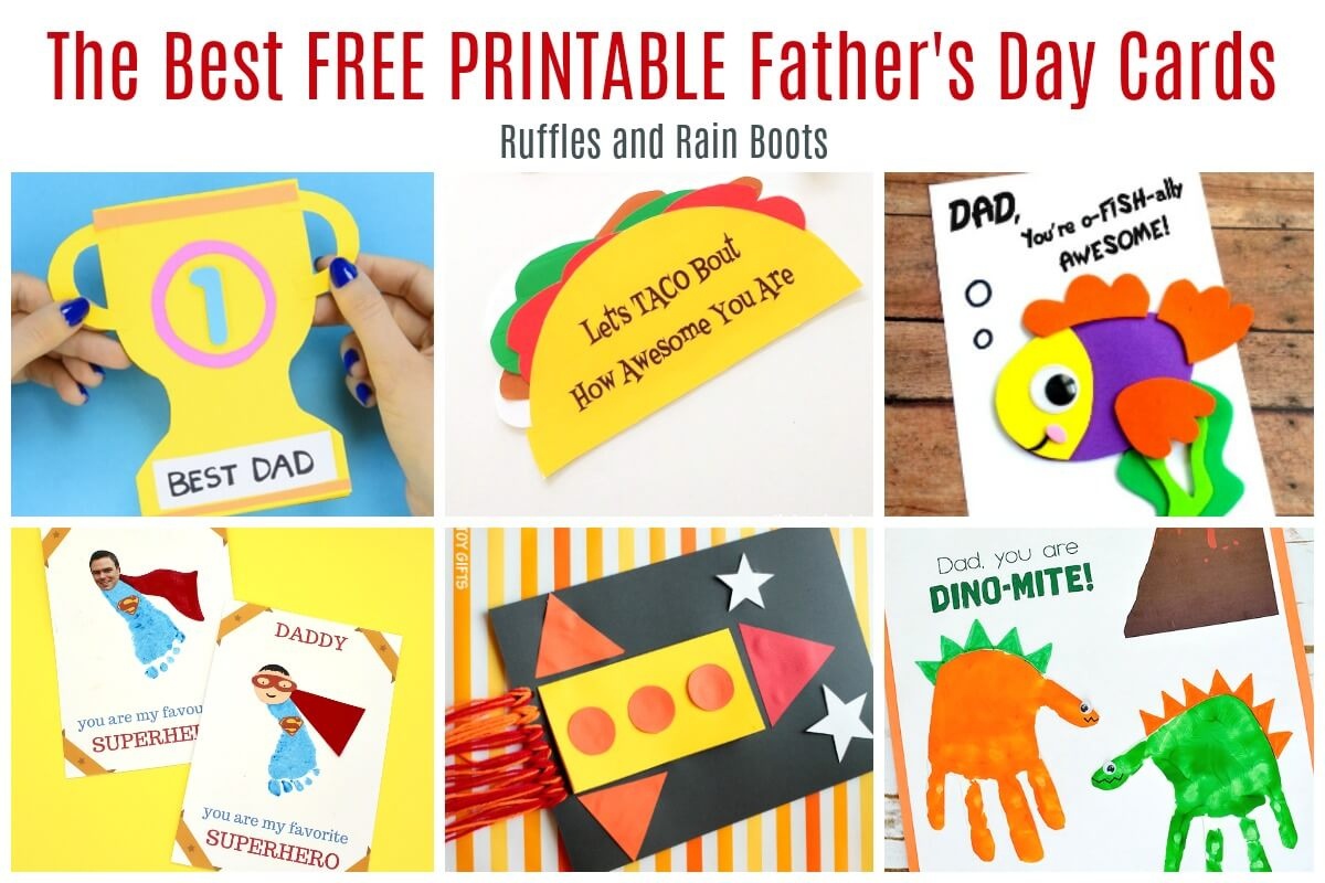 12 Free Printable Father&amp;#039;s Day Cards - Free Printable Fathers Day Cards For Preschoolers