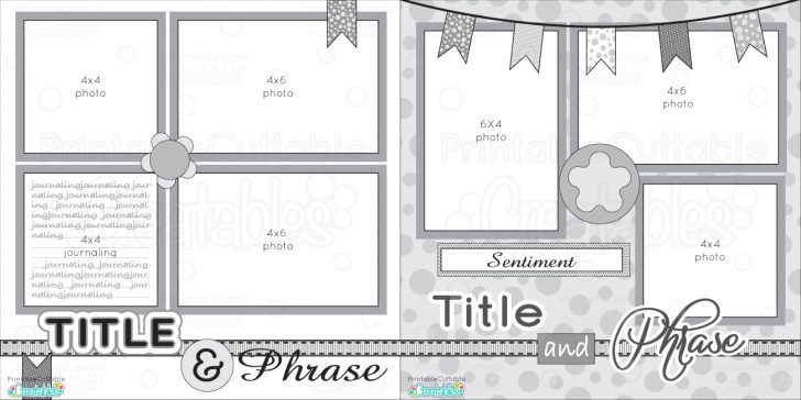 Free Printable Scrapbook Pages Online