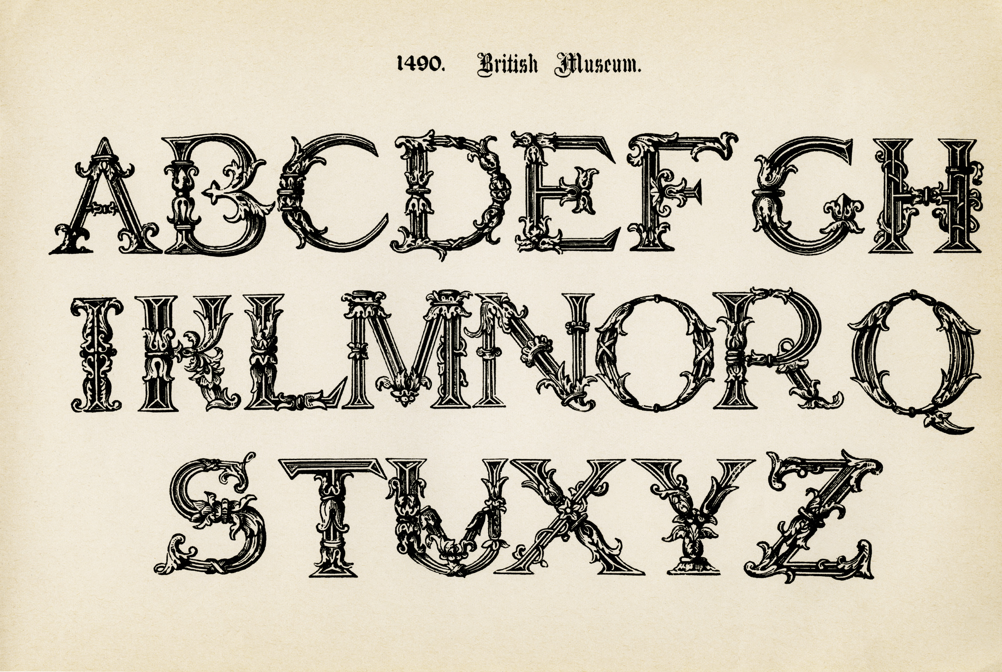 Free Printable Old English Letters Free Printable