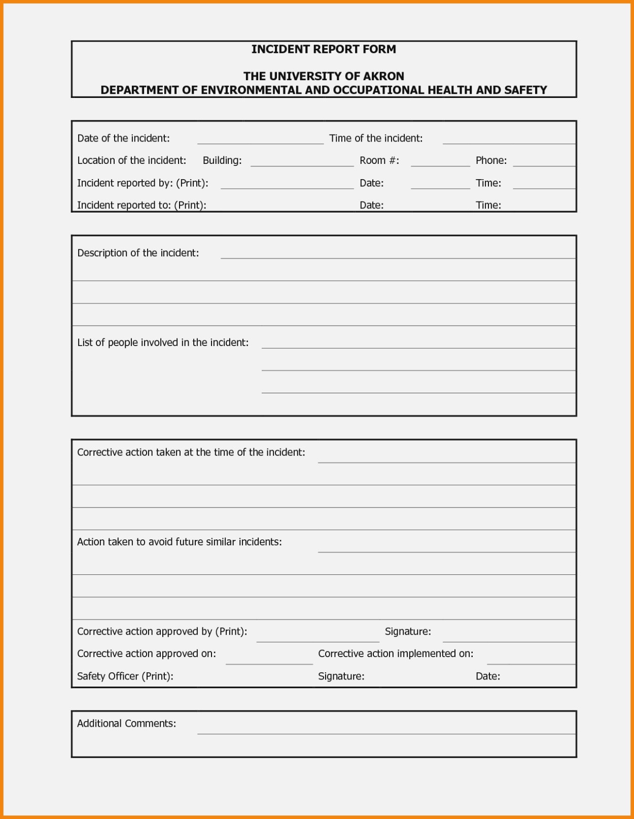 14 Things You Most Likely | Realty Executives Mi : Invoice And - Free Printable Incident Report Form