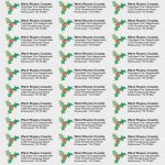 15 Doubts About Free Christmas Address | Label Design Model   Free Printable Christmas Return Address Label Template