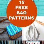 15 Free Bags Patterns | On The Cutting Floor: Printable Pdf Sewing   Handbag Patterns Free Printable