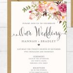 16 Printable Wedding Invitation Templates You Can Diy | Wedding   Free Printable Wedding Invitation Templates