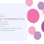 17 Free, Printable Birthday Invitations   Make Your Own Birthday Party Invitations Free Printable