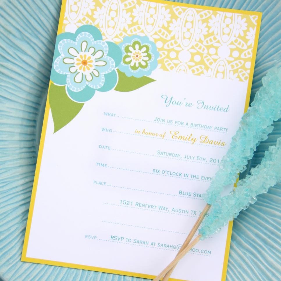 17 Free, Printable Birthday Invitations - Printable Invitations Free No Download