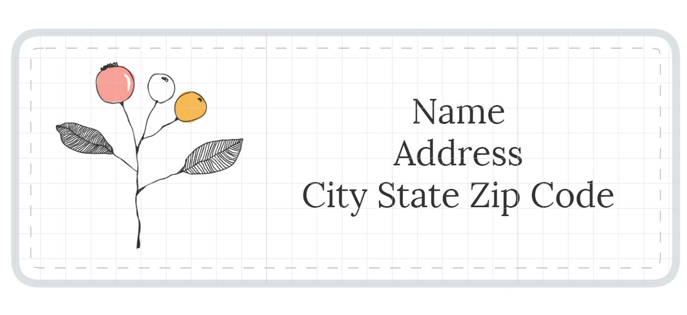 1,789 Address Label Templates - Free Printable Label Templates