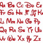 18 Disney Letters Font Images   Disney Letter Font Embroidery, Walt   Free Printable Disney Alphabet Letters