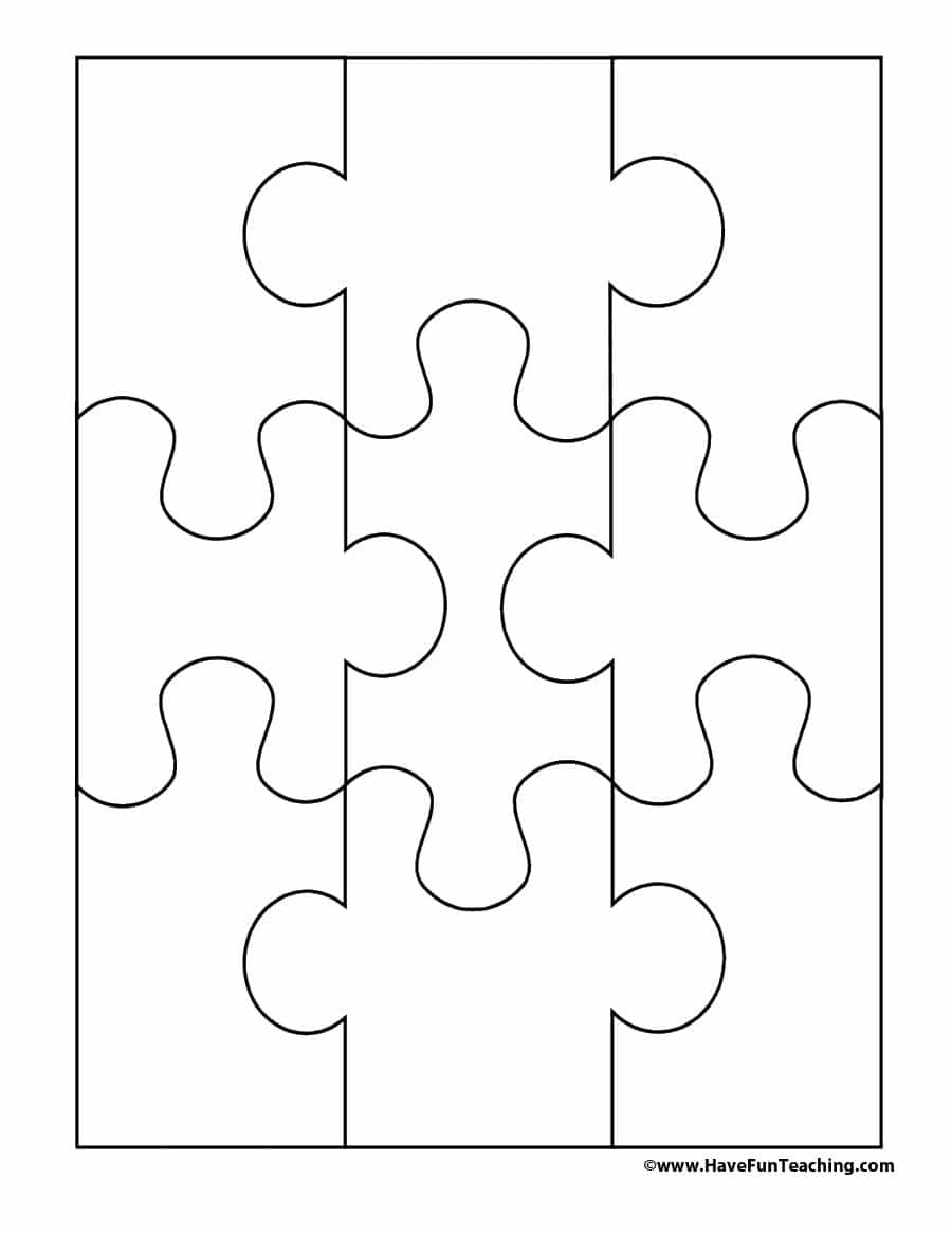 19 Printable Puzzle Piece Templates ᐅ Template Lab - Free Blank Printable Puzzle Pieces