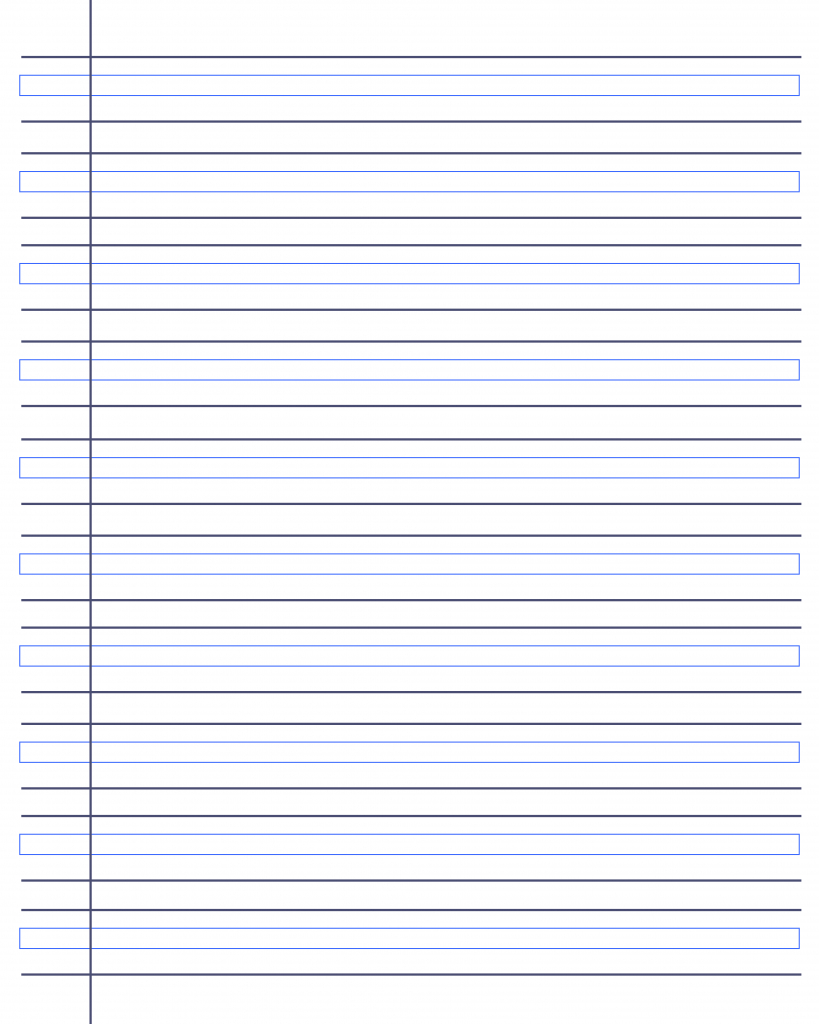 20+ Free Printable Blank Lined Paper Template In Pdf &amp;amp; Word | How To - Free Printable Binder Paper