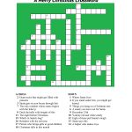 20 Fun Printable Christmas Crossword Puzzles | Kittybabylove   Free Printable Christmas Puzzle Sheets