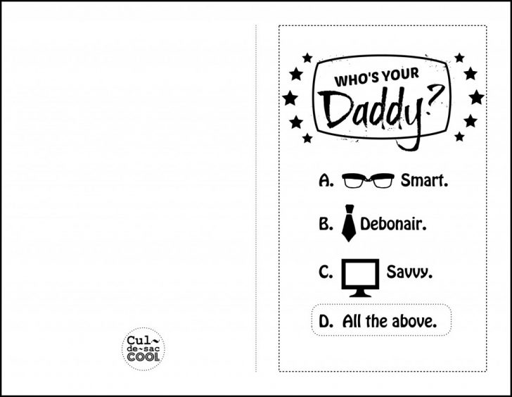 Free Happy Fathers Day Cards Printable