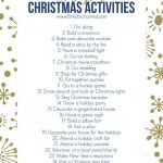 25 Days Of Christmas Activities Printable | Free Printable   Free Printable Christmas Activities